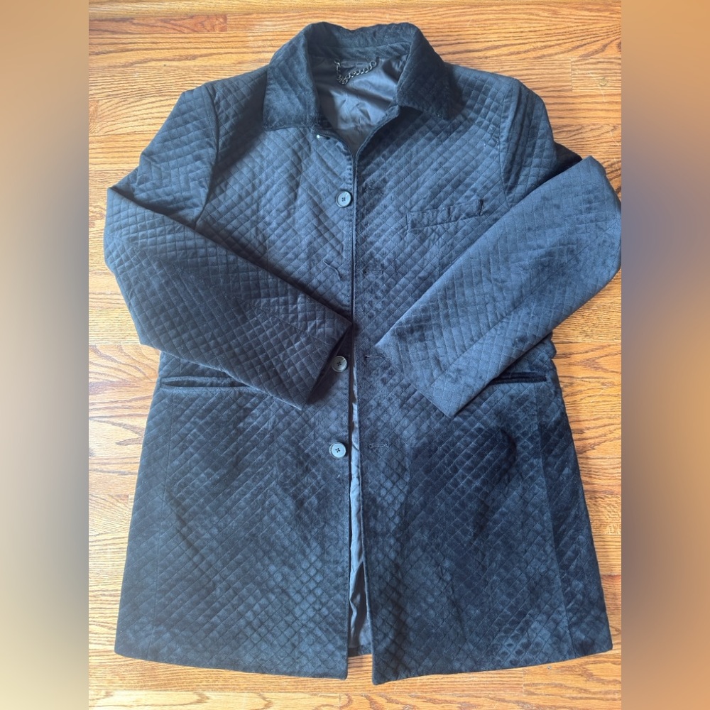 biarelli black soft 3 XL long jacket women 
Used